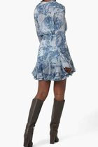 Belted Chiffon Mini Dress