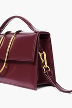 Cross Body Metal Flap Bag