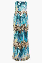 FARAH STRAPLESS GOWN
