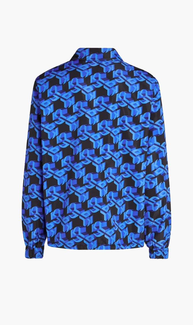 KLJ REVERSIBLE MONOGRAM JACKET