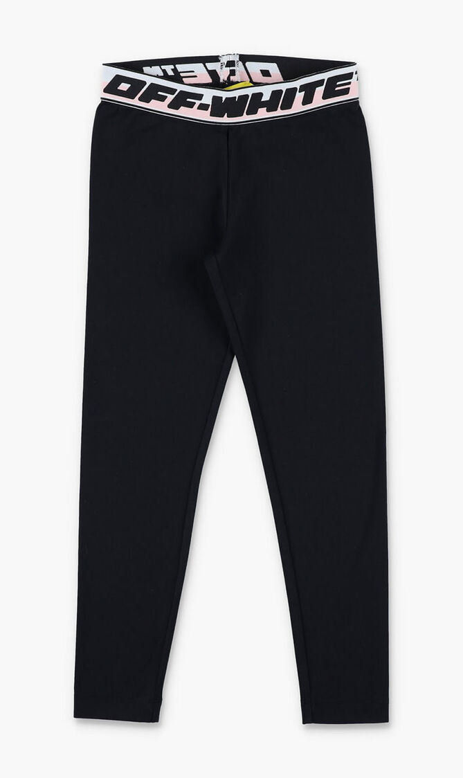 LOGO BAND LEGGINGS BLACK BLACK