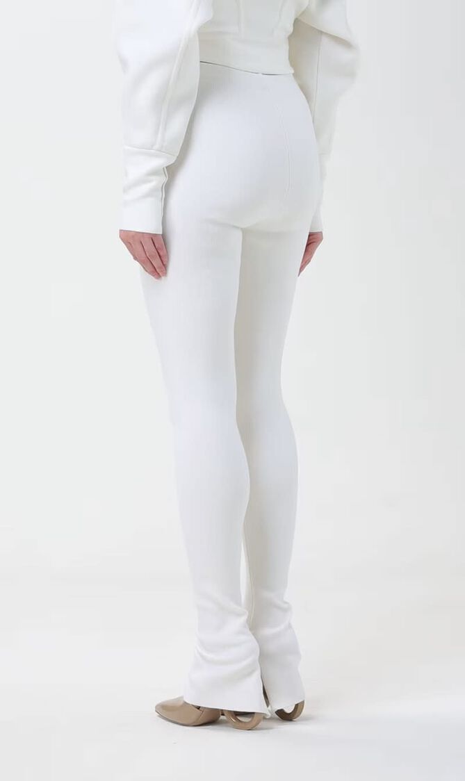 Compact Wool Trousers