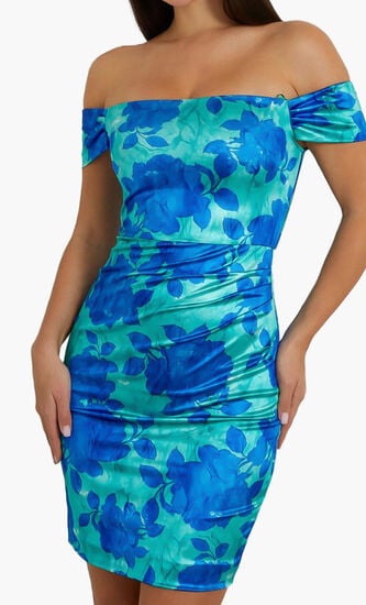 Floral Print Mini Dress