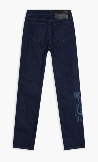 UNISEX DENIM PANTS W/ LOGO