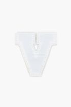 Chenille Varsity Letter 'V' patch