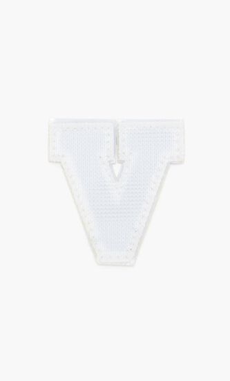 Chenille Varsity Letter 'V' patch