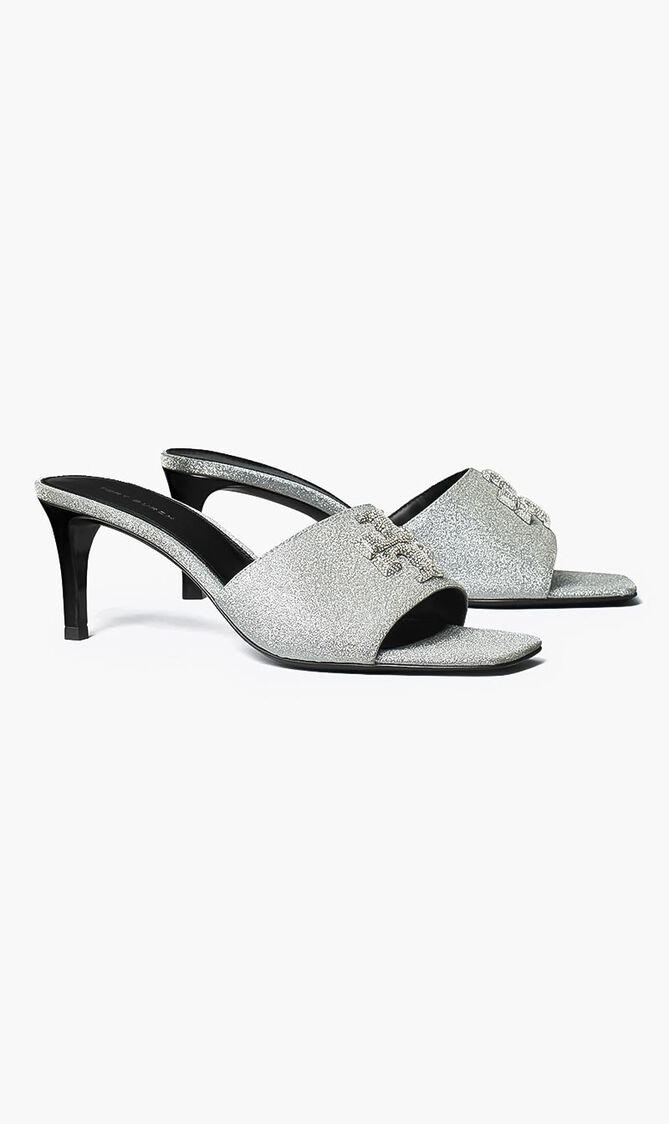 ELEANOR PAVE MULE SANDAL 65MM
