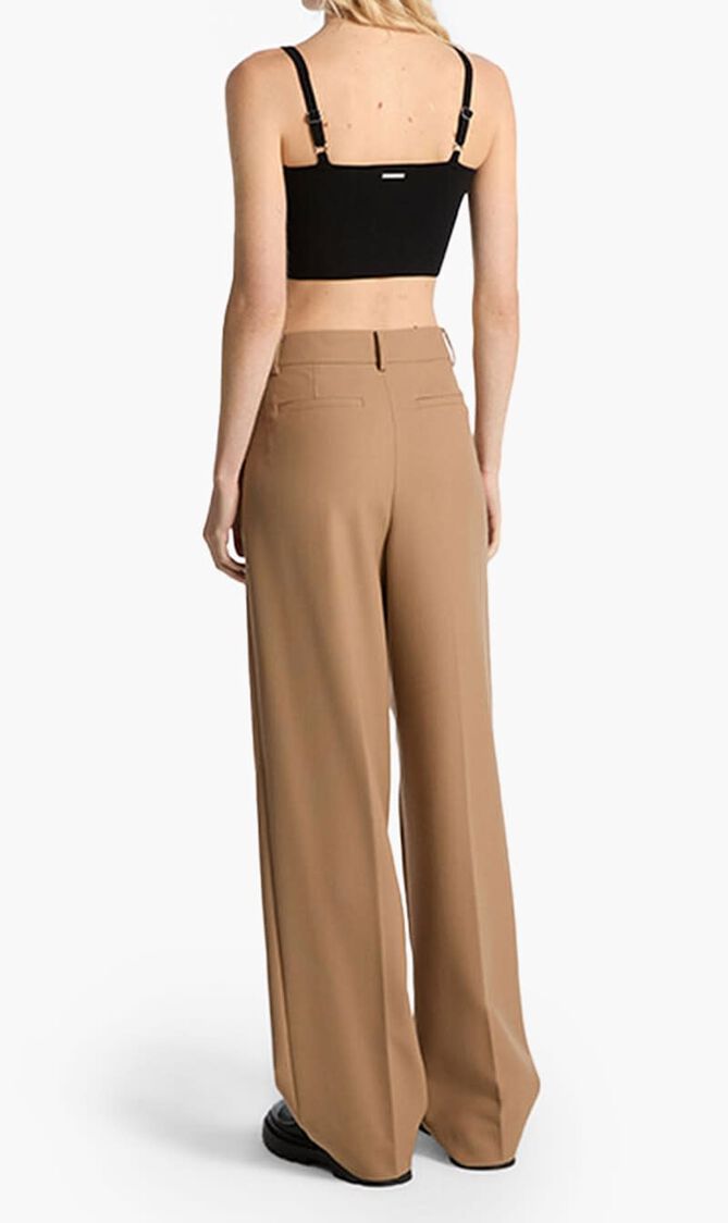 Pleated Wide Leg Pants