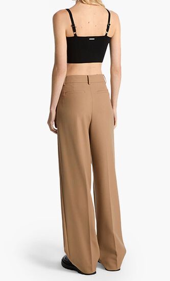 Pleated Wide Leg Pants