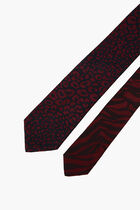 Printed Narrow Silk Tie