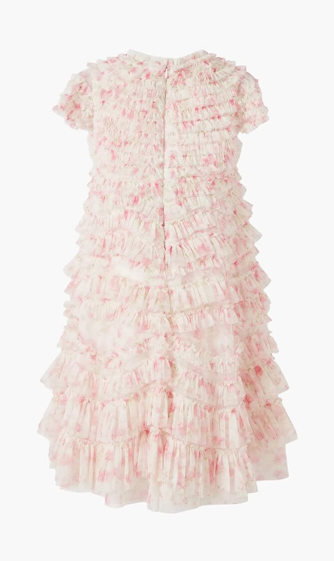 ROSE DITSY RUFFLE KIDS DRESS