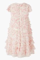 ROSE DITSY RUFFLE KIDS DRESS