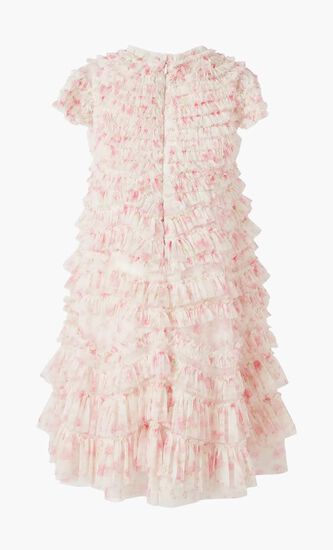 ROSE DITSY RUFFLE KIDS DRESS