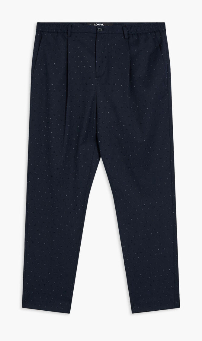 TAILORED POLKA DOT PANTS