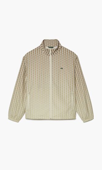 Monogram Print Ombr&eacute; Effect Sportsuit Jacket