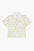 SHORT SLEEVED RIBBED COLLAR SHIRT
