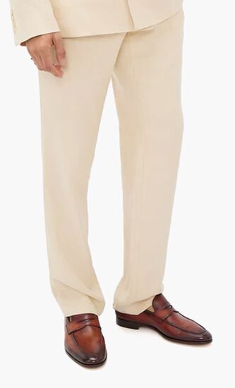 Leather tassel loafers
