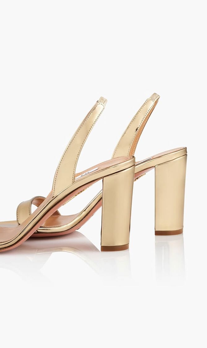 So Nude Block Sandal