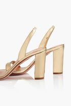 So Nude Block Sandal
