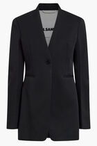 W JACKET 02 TM COMPACT WOOL GRAIN DE POUDRE