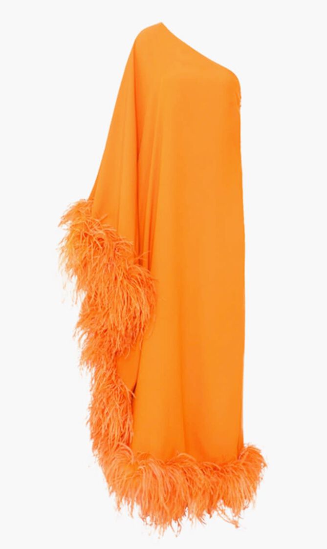 FEATHERED UBUD DRESS