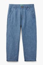 Linen Blend Chino Pants