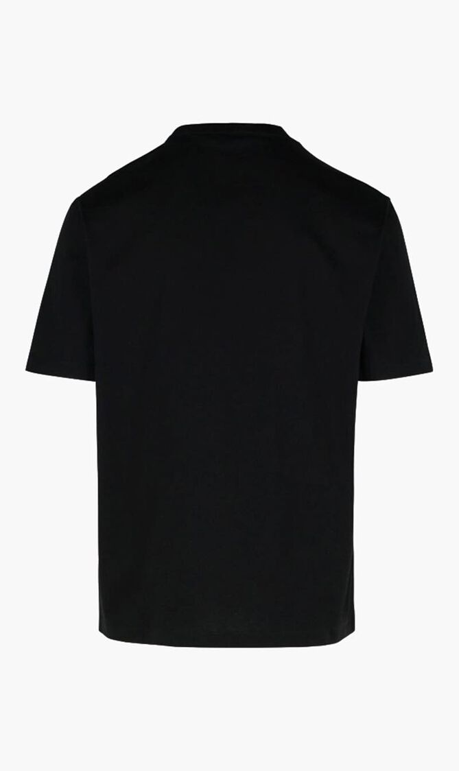 T-SHIRT COMPACT COTTON JERSEY FABRIC + MAXI CHAIN LOGO PRINT