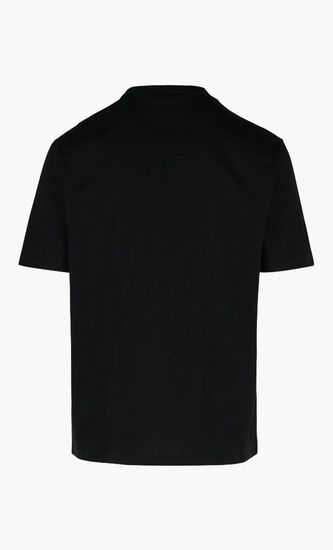 T-SHIRT COMPACT COTTON JERSEY FABRIC + MAXI CHAIN LOGO PRINT