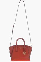 Avril Small Leather Top Zip Satchel