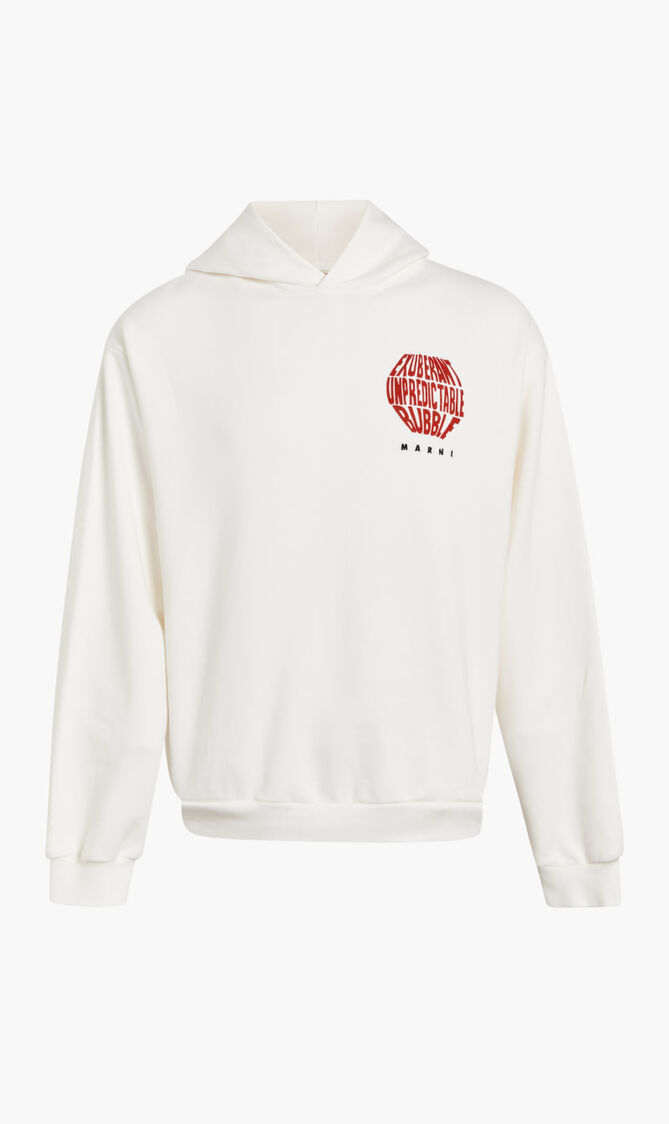 MARNI SWEATSHIRT STONE WHITE