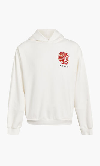 MARNI SWEATSHIRT STONE WHITE