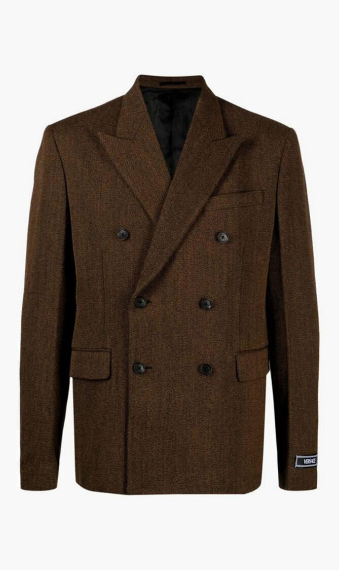 Double Breasted Wool Blazer