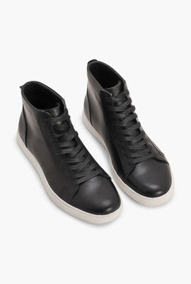 Mik High Top Leather Sneakers