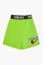 SHORT FELPA + RIC. LOGO PINS