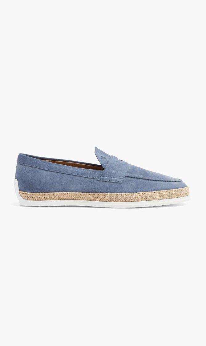 Suede Slip On Loafers