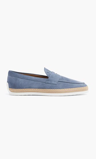 Suede Slip On Loafers