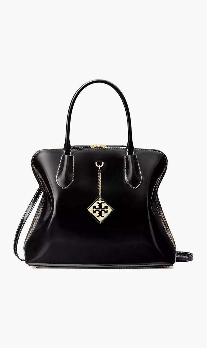 Swing Satchel Bag in Leather