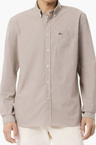 Regular Fit Gingham Poplin Shirt