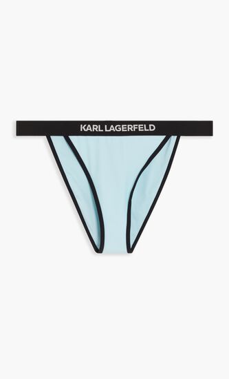 Bikini Bottoms With Logo Print