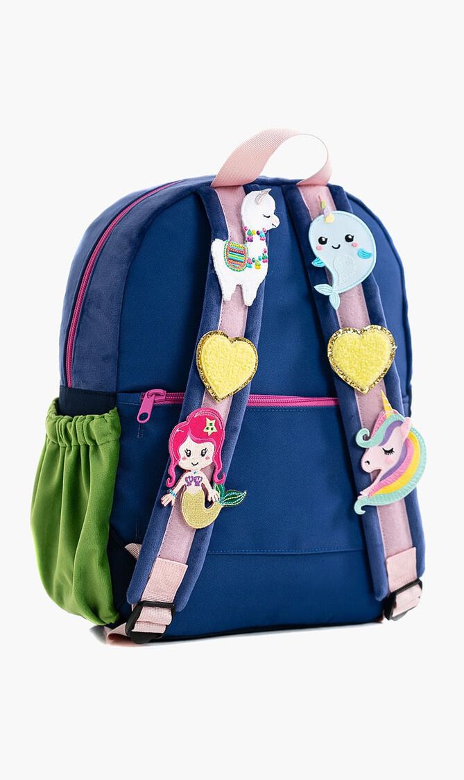 SMALL BECCO BACKPACK KIDS LUX COBALT MAGENTA