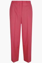 Straight Leg Pleated Trousers