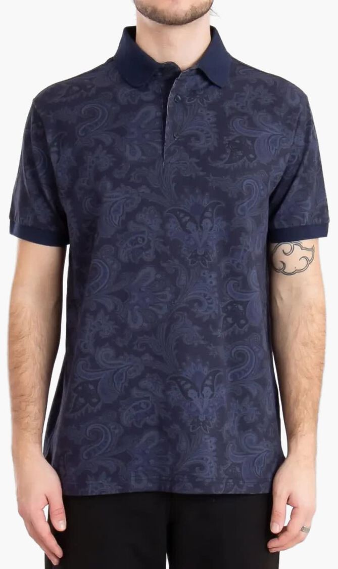 Roma Paisley Polo Shirt