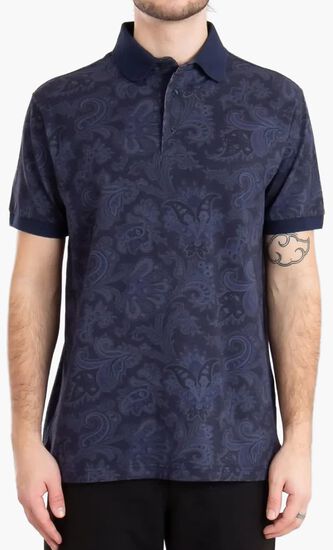 Roma Paisley Polo Shirt
