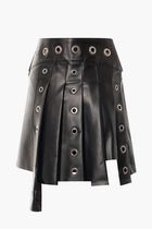 Midi Pleated Leather Skirt Midi Pleated Leather Skirt