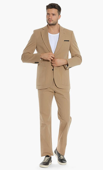 Slim Fit Cotton Blazer
