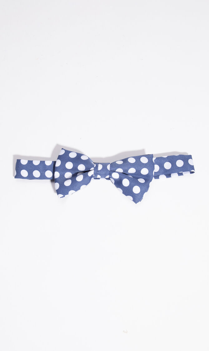 White Dots Bow Tie