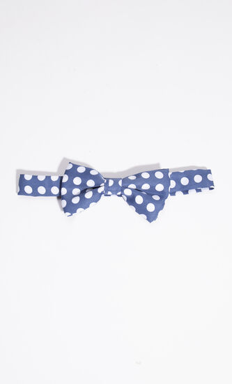 White Dots Bow Tie