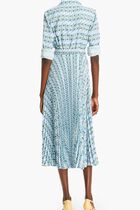 Graphic Print Twill Dress