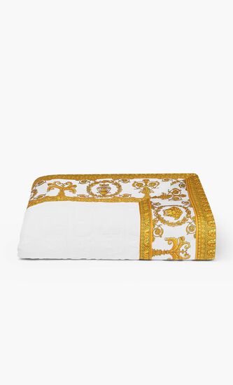 I LOVE BAROQUE BEACH TOWEL WHITE