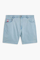 KNITTED DENIM SHORT